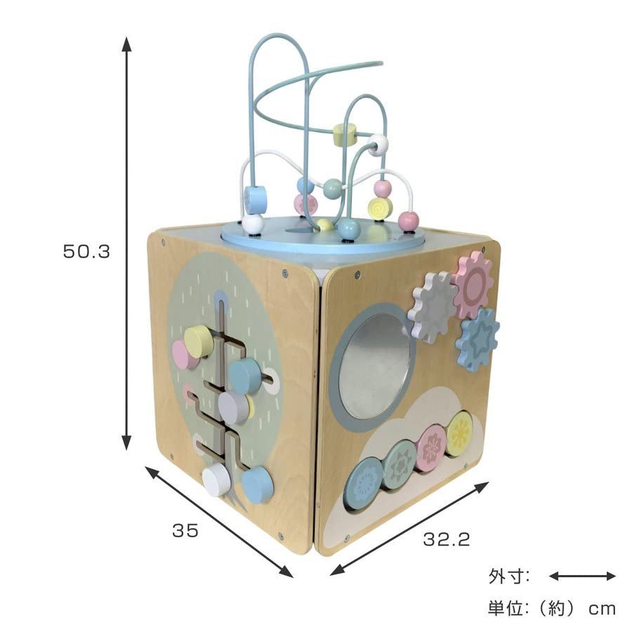 Amazon.co.jp: 知育玩具 プレイトイボックス 1歳 木製 北欧